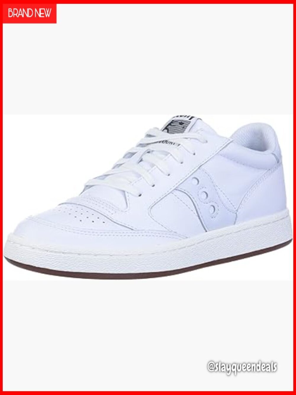 Women's Athletic Sneakers with Leather Upper and EVA Midsole for Sports